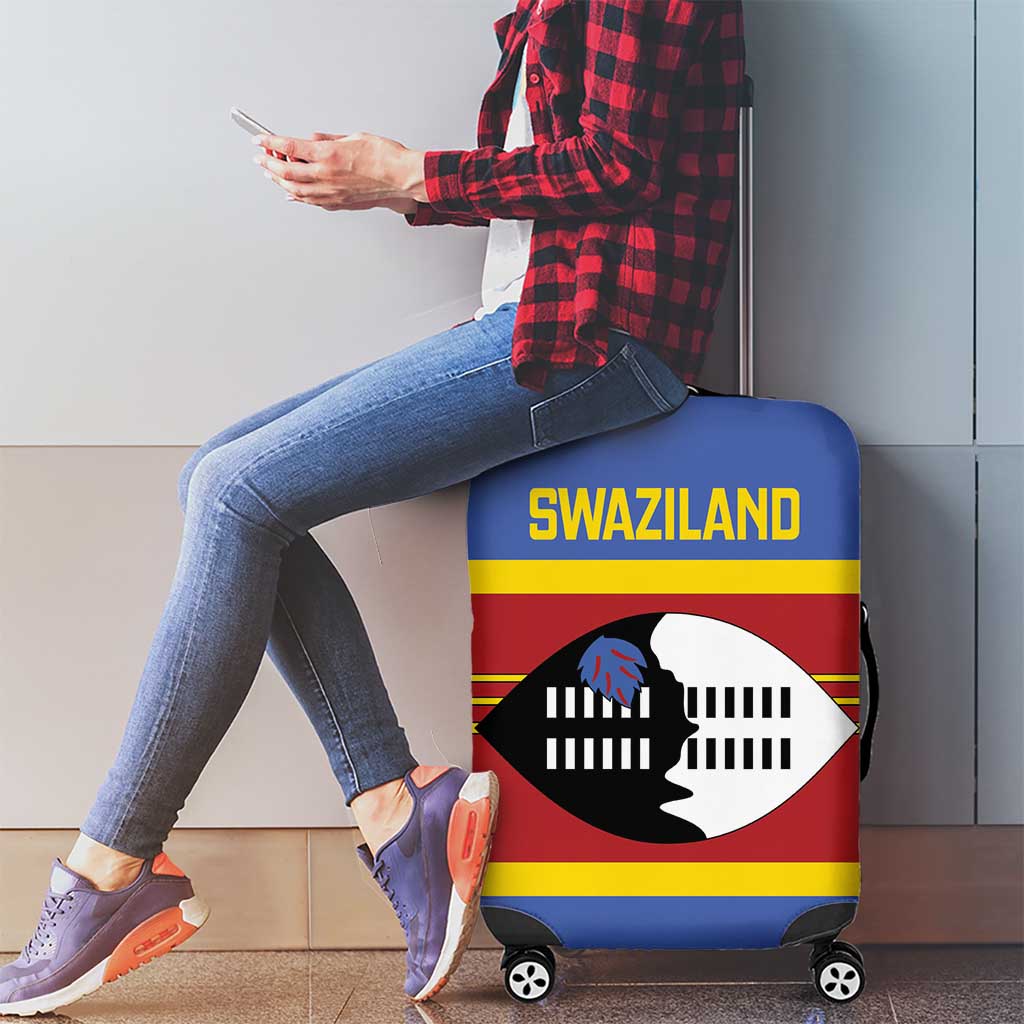 Swaziland Luggage Cover Siyinqaba Eswatini Flag Style LT14