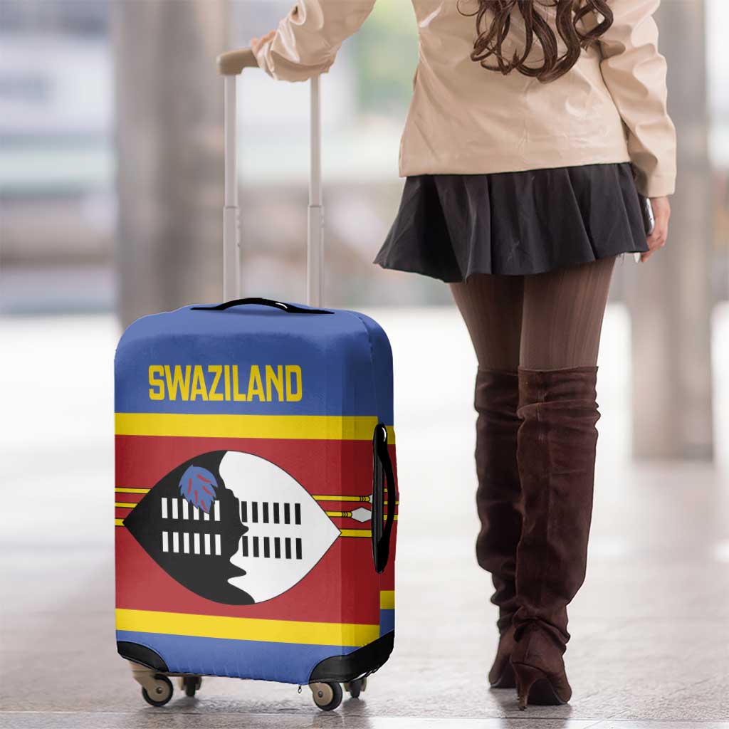 Swaziland Luggage Cover Siyinqaba Eswatini Flag Style LT14