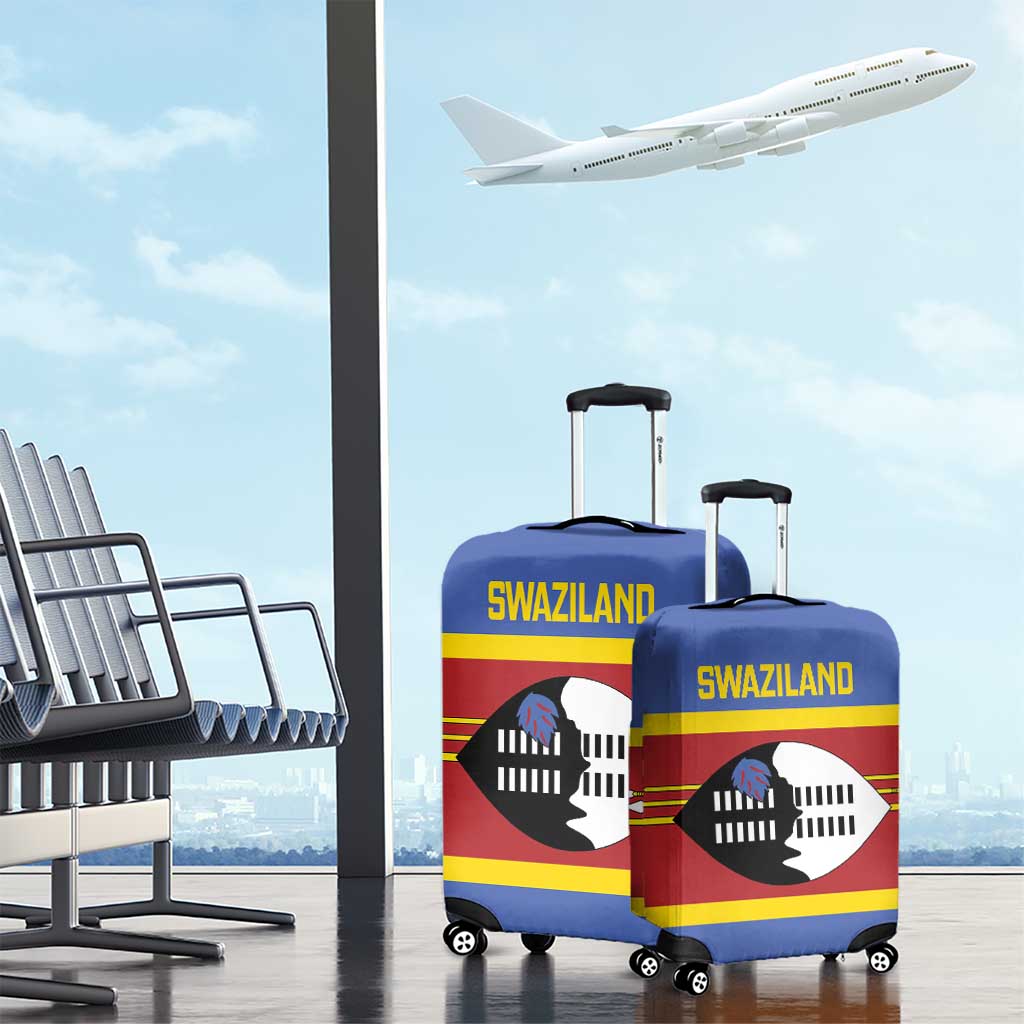 Swaziland Luggage Cover Siyinqaba Eswatini Flag Style LT14