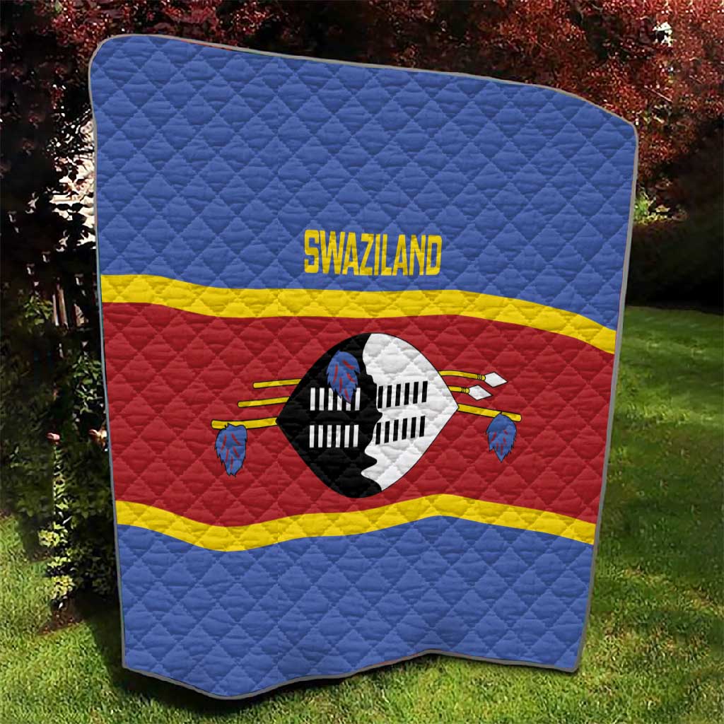 Afro Swaziland Quilt Siyinqaba Eswatini Flag Style LT14