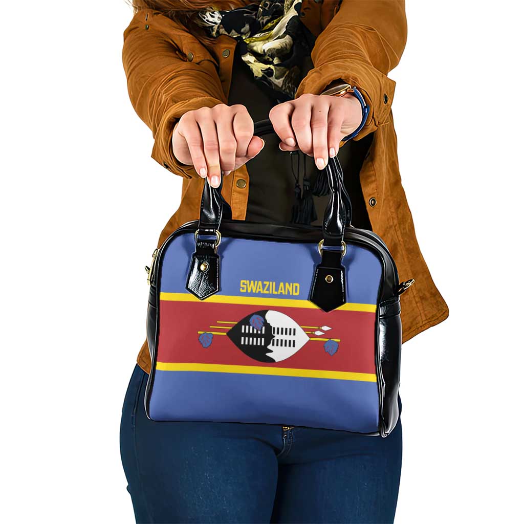 Swaziland Shoulder Handbag Siyinqaba Eswatini Flag Style LT14