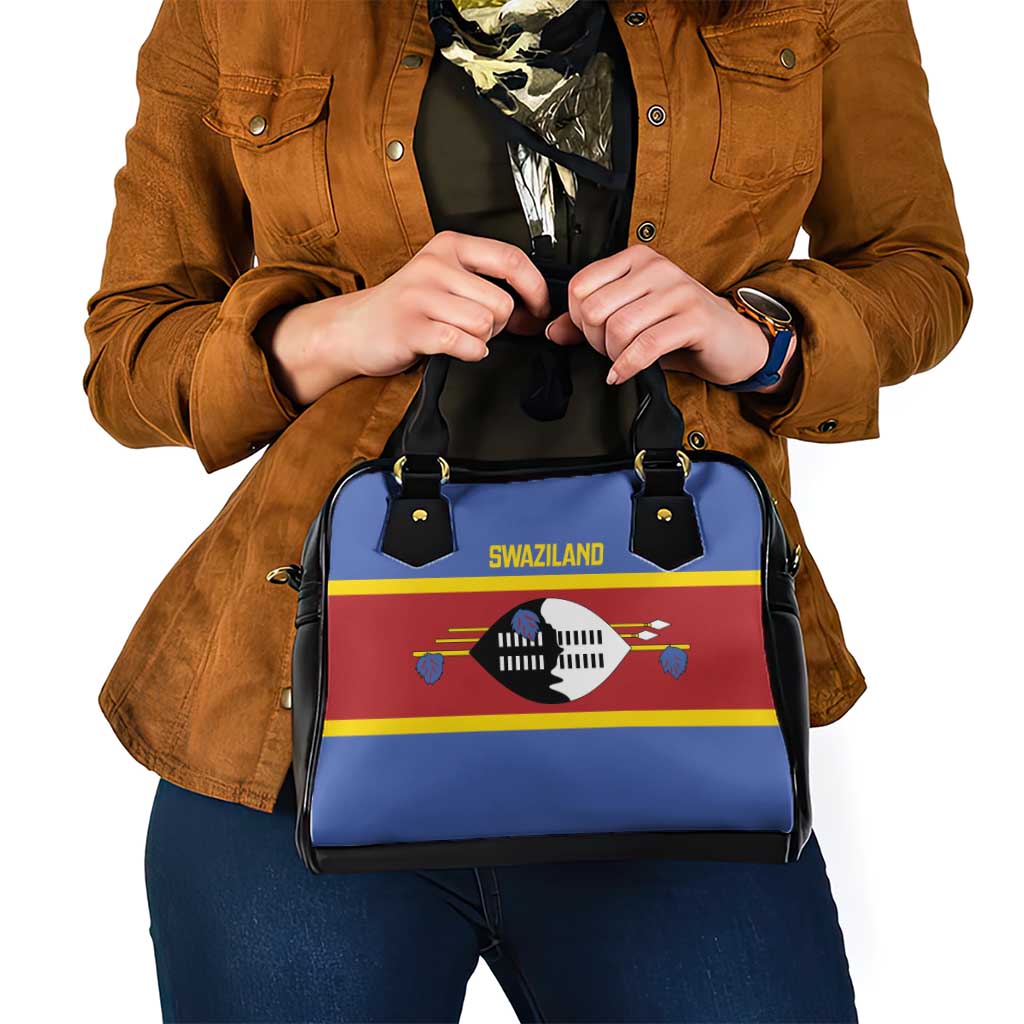 Swaziland Shoulder Handbag Siyinqaba Eswatini Flag Style LT14