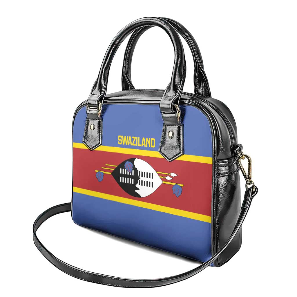 Swaziland Shoulder Handbag Siyinqaba Eswatini Flag Style LT14