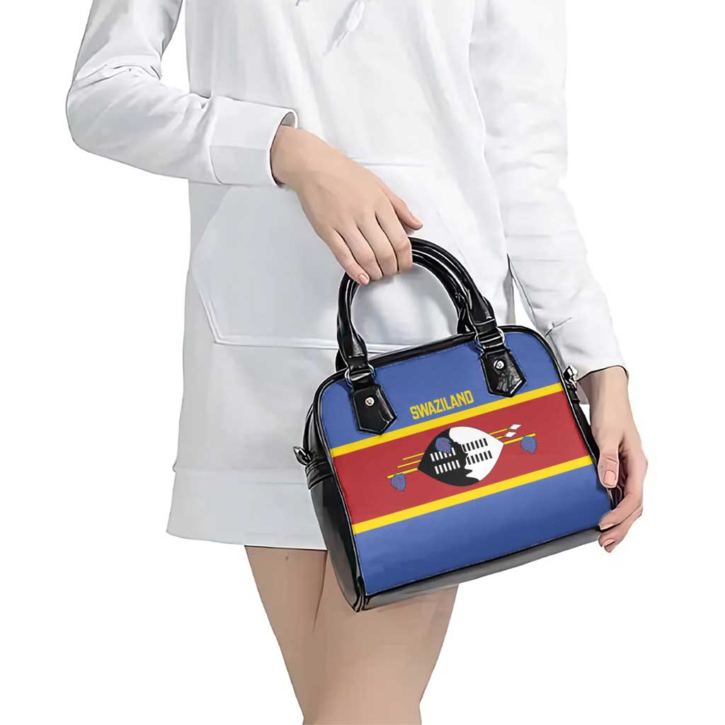 Swaziland Shoulder Handbag Siyinqaba Eswatini Flag Style LT14