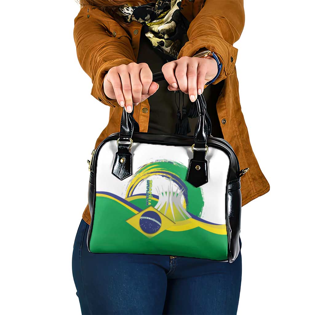 Brasilia Capital Shoulder Handbag Brazil Flag Metropolitan Cathedral LT14