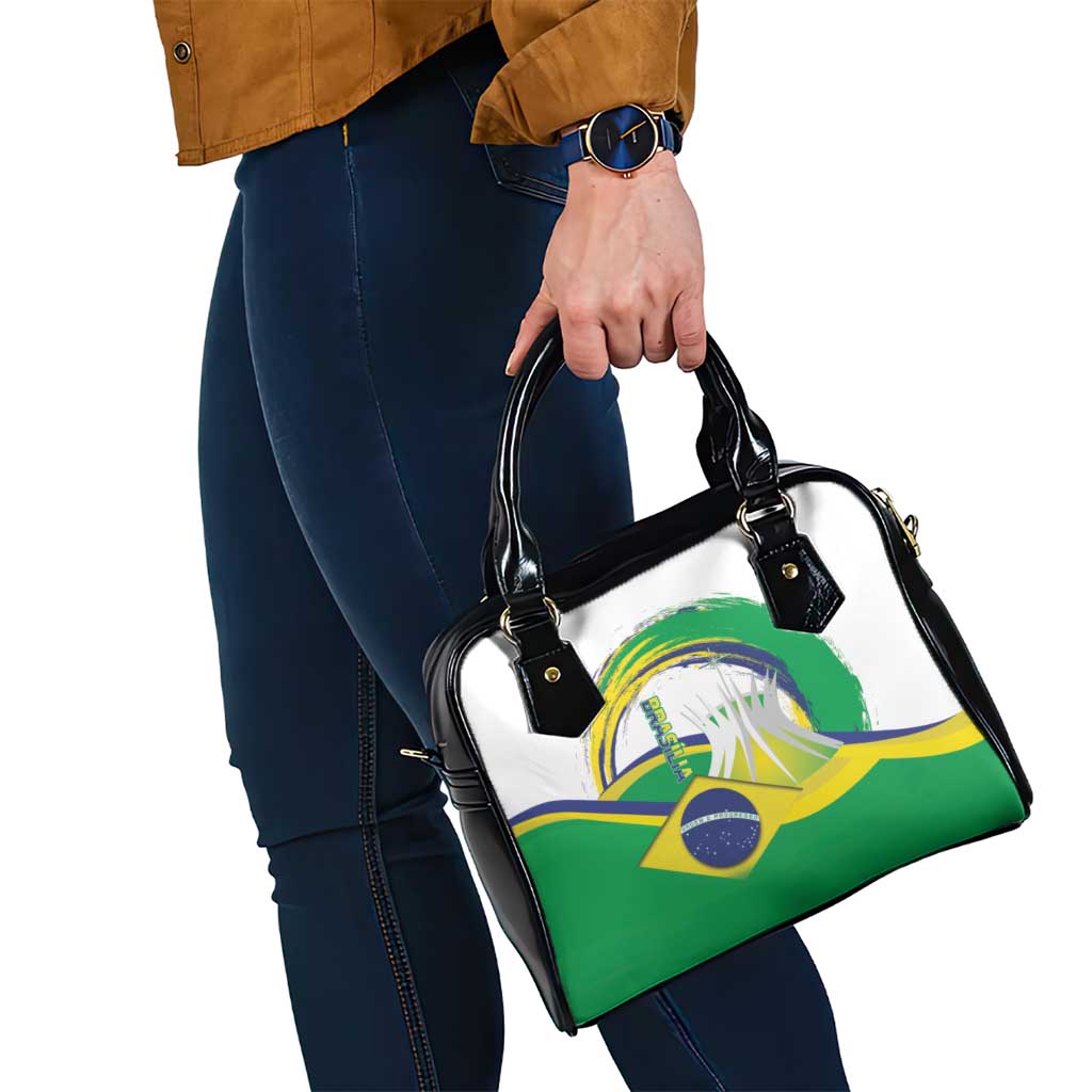 Brasilia Capital Shoulder Handbag Brazil Flag Metropolitan Cathedral LT14