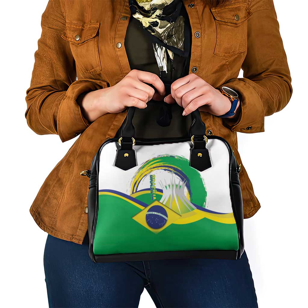 Brasilia Capital Shoulder Handbag Brazil Flag Metropolitan Cathedral LT14