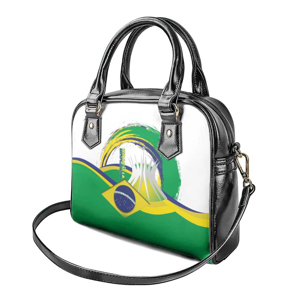 Brasilia Capital Shoulder Handbag Brazil Flag Metropolitan Cathedral LT14