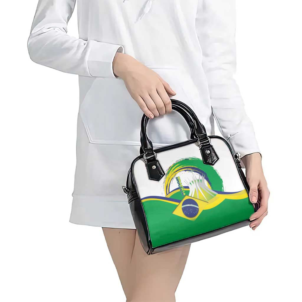 Brasilia Capital Shoulder Handbag Brazil Flag Metropolitan Cathedral LT14