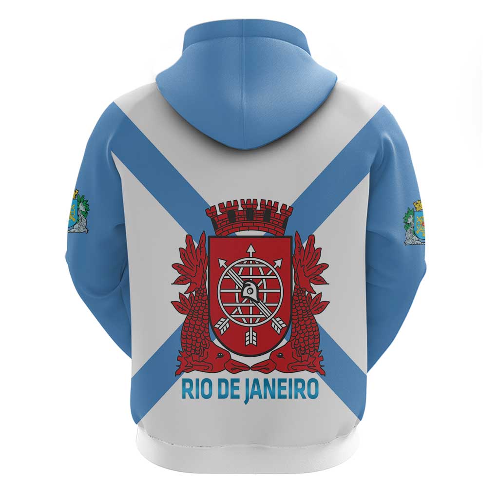 Rio de Janeiro Brazil Hoodie Flag Style LT14