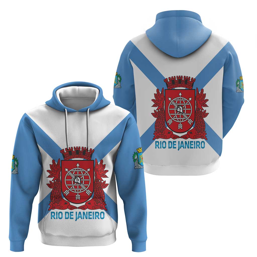 Rio de Janeiro Brazil Hoodie Flag Style LT14