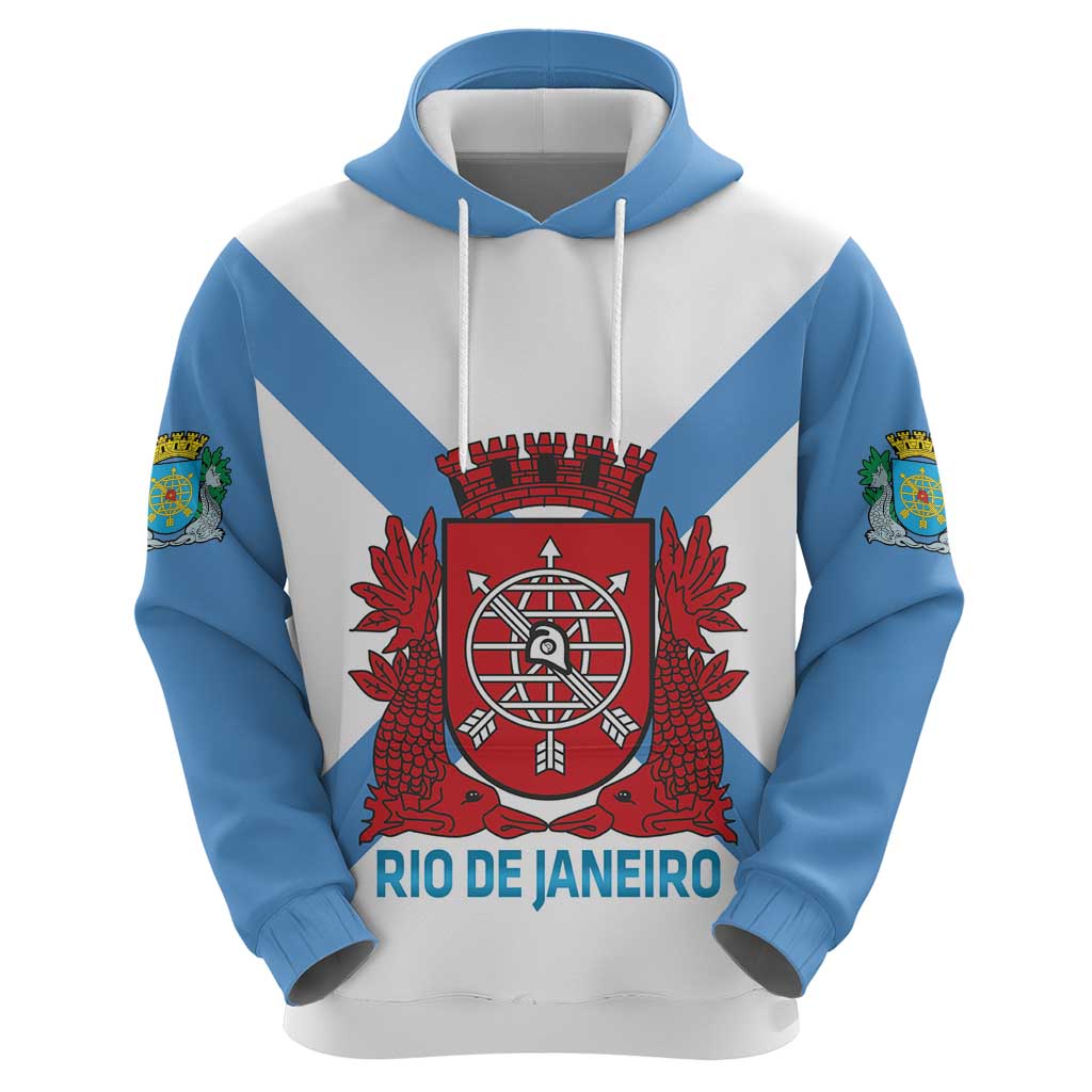 Rio de Janeiro Brazil Hoodie Flag Style LT14
