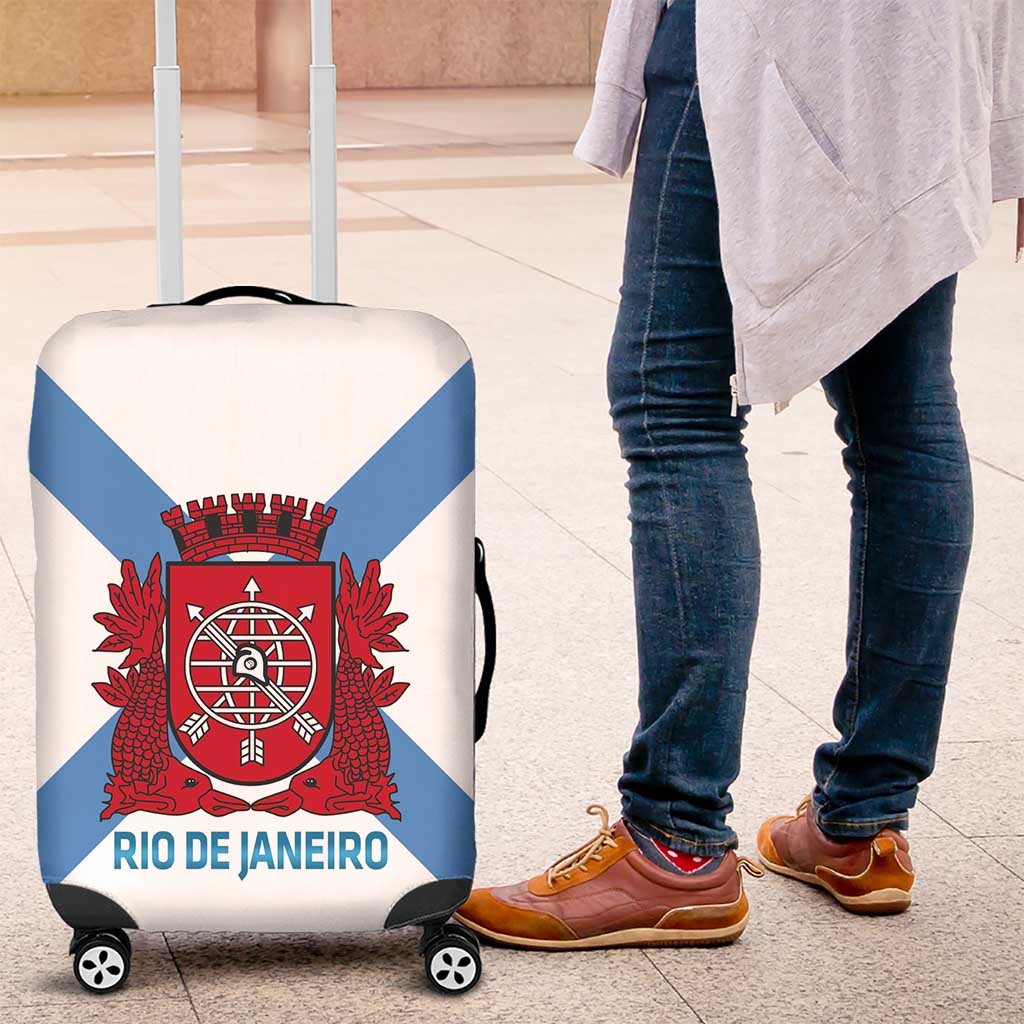 Rio de Janeiro Brazil Luggage Cover Flag Style LT14