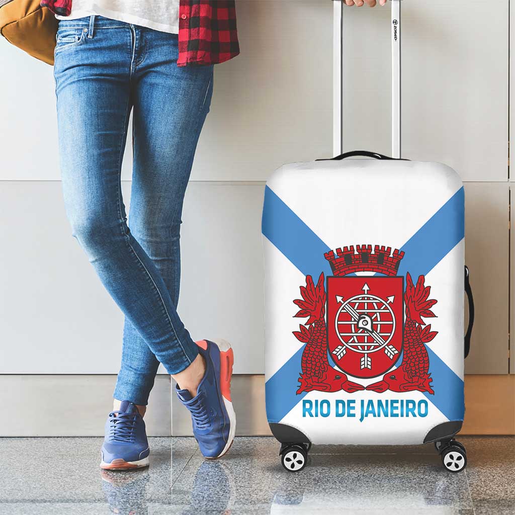 Rio de Janeiro Brazil Luggage Cover Flag Style LT14