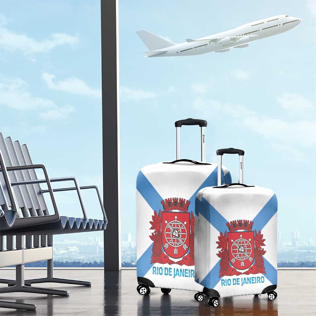 Rio de Janeiro Brazil Luggage Cover Flag Style LT14