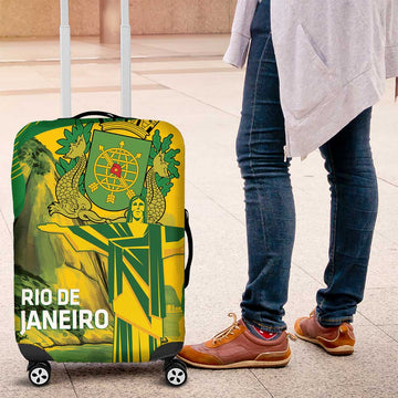Rio de Janeiro Brazil Luggage Cover Christ the Redeemer Mix Sugarloaf Mountain LT14