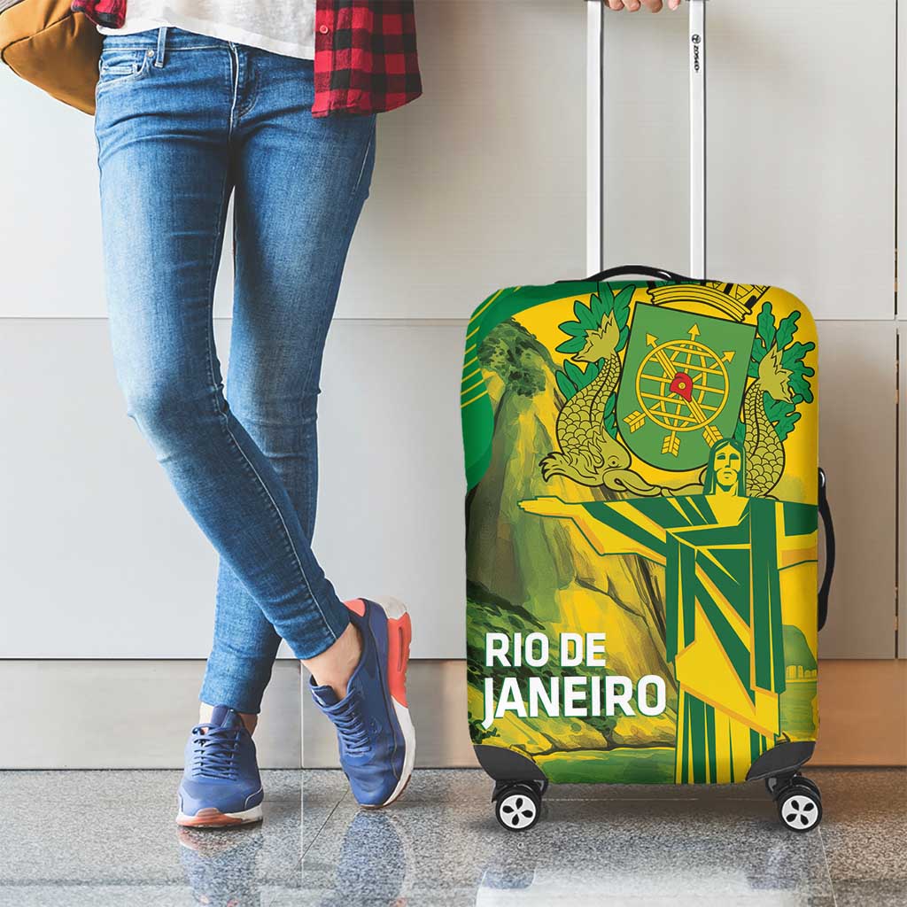 Rio de Janeiro Brazil Luggage Cover Christ the Redeemer Mix Sugarloaf Mountain LT14