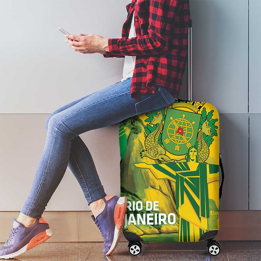 Rio de Janeiro Brazil Luggage Cover Christ the Redeemer Mix Sugarloaf Mountain LT14