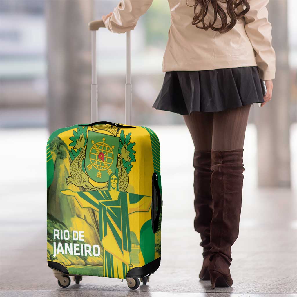 Rio de Janeiro Brazil Luggage Cover Christ the Redeemer Mix Sugarloaf Mountain LT14