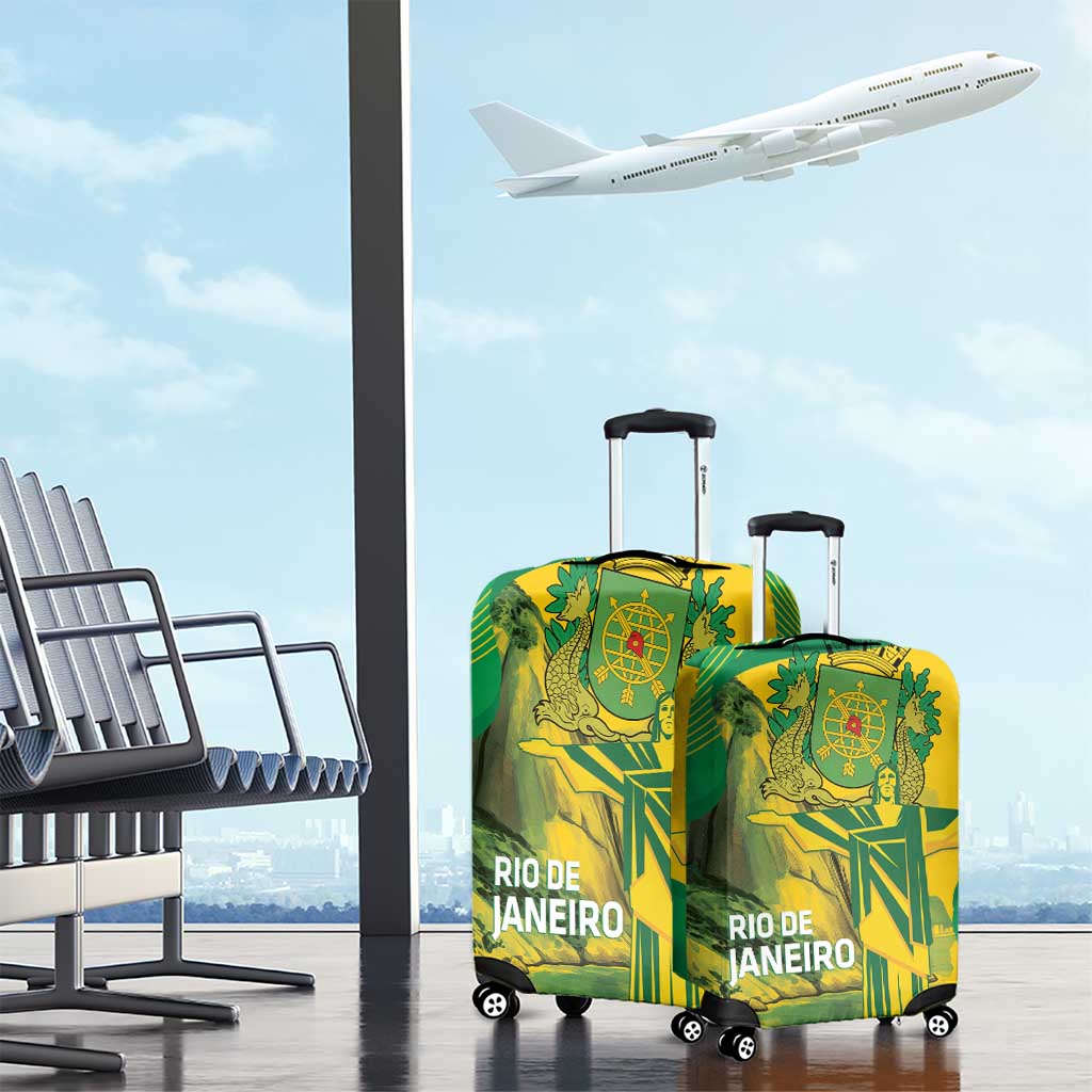 Rio de Janeiro Brazil Luggage Cover Christ the Redeemer Mix Sugarloaf Mountain LT14