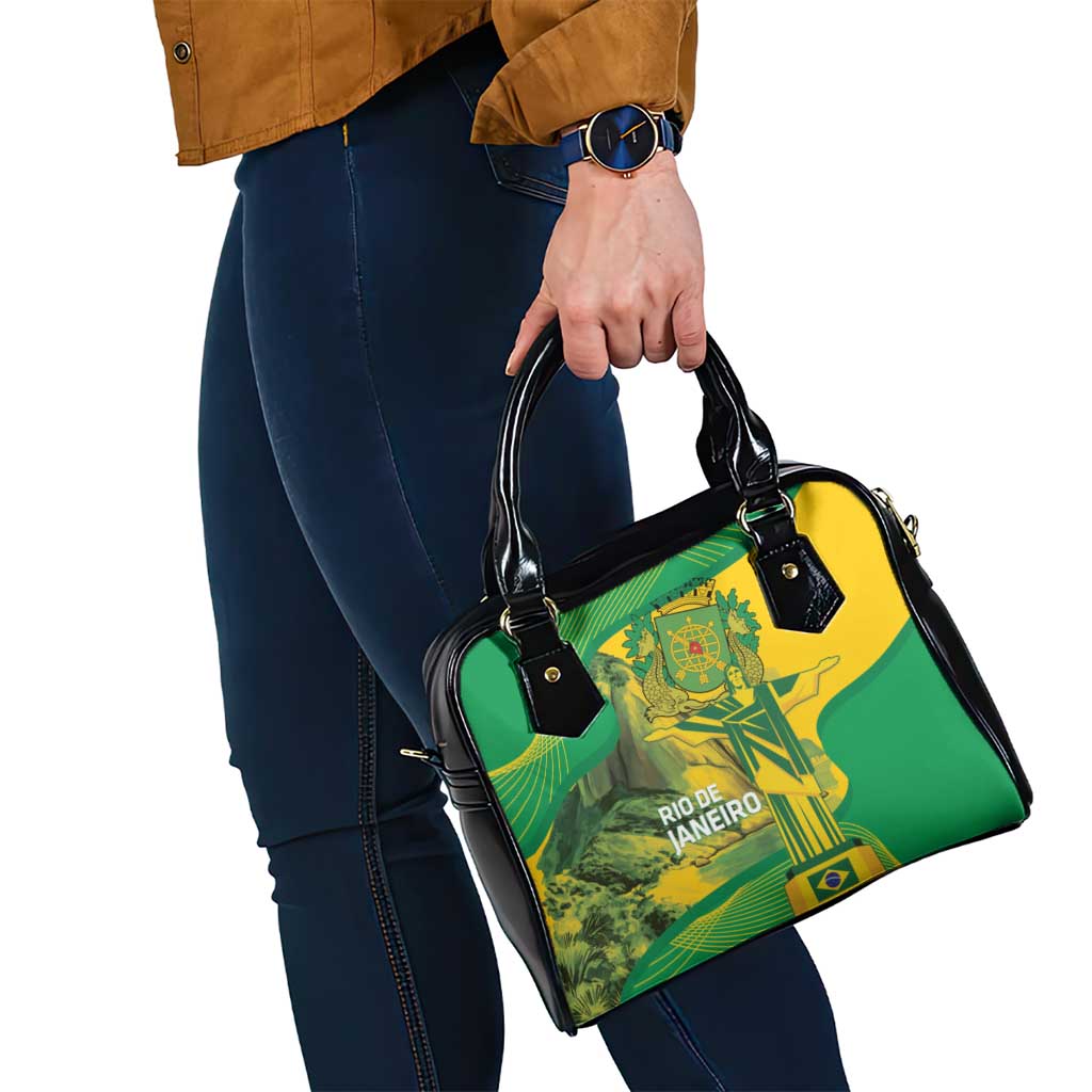 Rio de Janeiro Brazil Shoulder Handbag Christ the Redeemer Mix Sugarloaf Mountain LT14