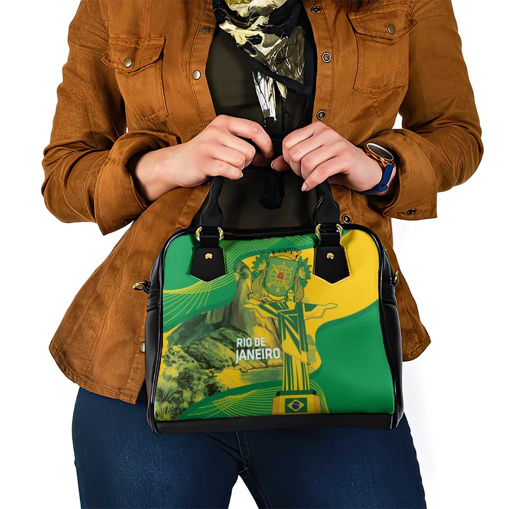 Rio de Janeiro Brazil Shoulder Handbag Christ the Redeemer Mix Sugarloaf Mountain LT14