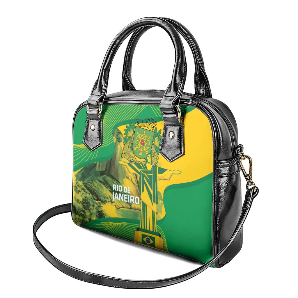 Rio de Janeiro Brazil Shoulder Handbag Christ the Redeemer Mix Sugarloaf Mountain LT14