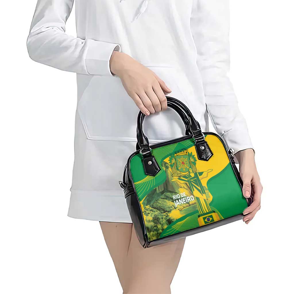 Rio de Janeiro Brazil Shoulder Handbag Christ the Redeemer Mix Sugarloaf Mountain LT14