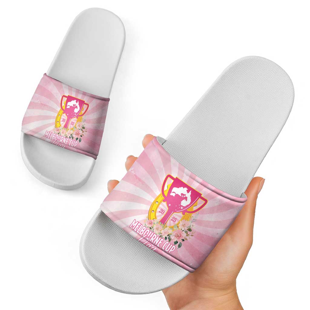 Australia Cup Melbourne Horse Racing Slide Sandals 2025 Champion Trophy With Horseshoe LT14