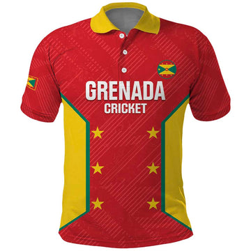 Custom Grenada Cricket Polo Shirt 2025 Sporty Style LT14