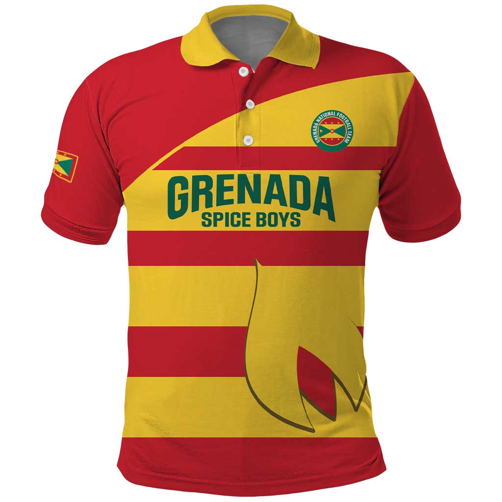Custom Grenada Football Polo Shirt Go Spice Boys LT14