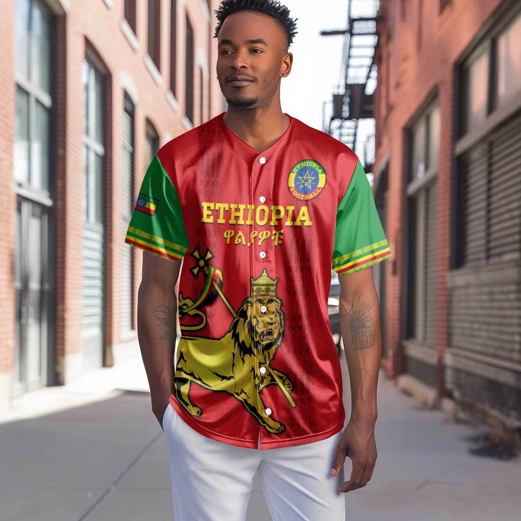 Custom Ethiopia Football Baseball Jersey 2024 Go Champions Walia Ibex LT14