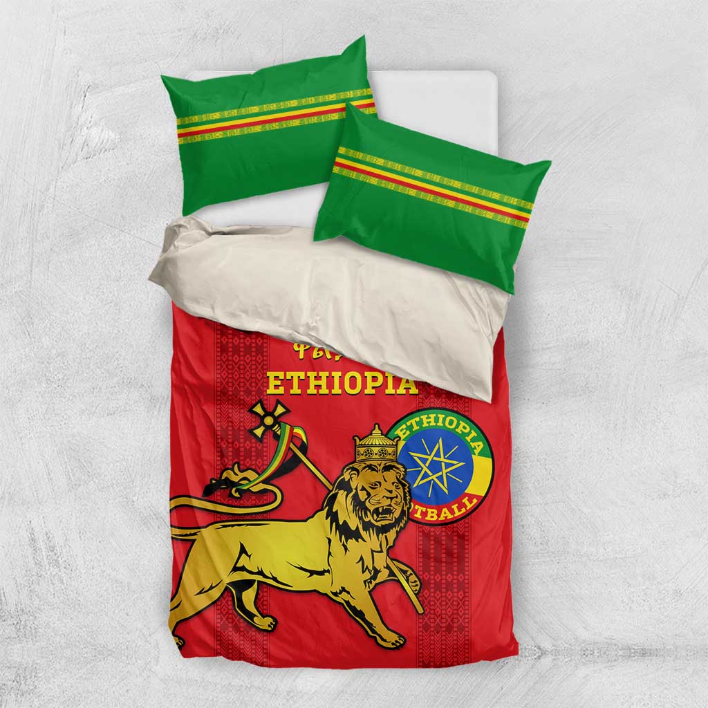 Ethiopia Football Bedding Set 2024 Go Champions Walia Ibex LT14