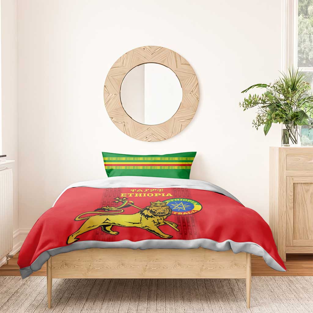 Ethiopia Football Bedding Set 2024 Go Champions Walia Ibex LT14
