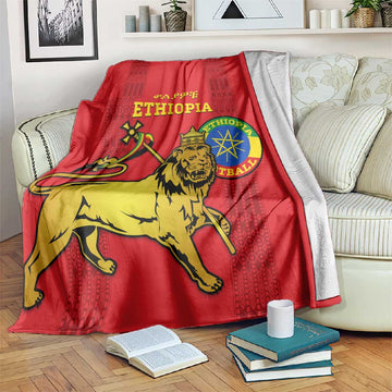 Ethiopia Football Blanket 2024 Go Champions Walia Ibex LT14