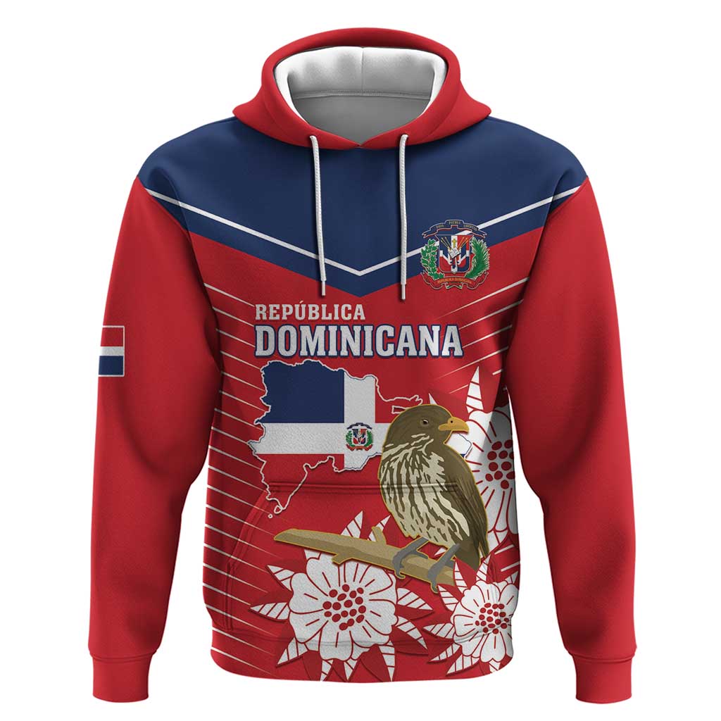 Personalized Dominican Republic Independence Day Hoodie Palmchat With Map LT14