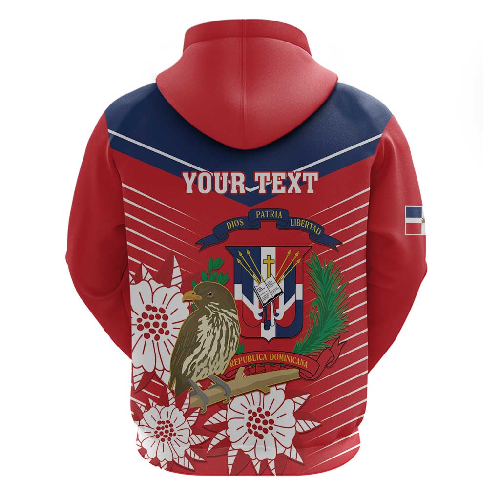 Personalized Dominican Republic Independence Day Hoodie Palmchat With Map LT14
