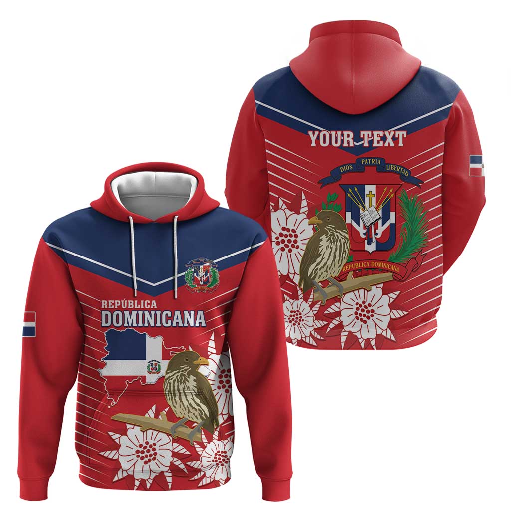 Personalized Dominican Republic Independence Day Hoodie Palmchat With Map LT14