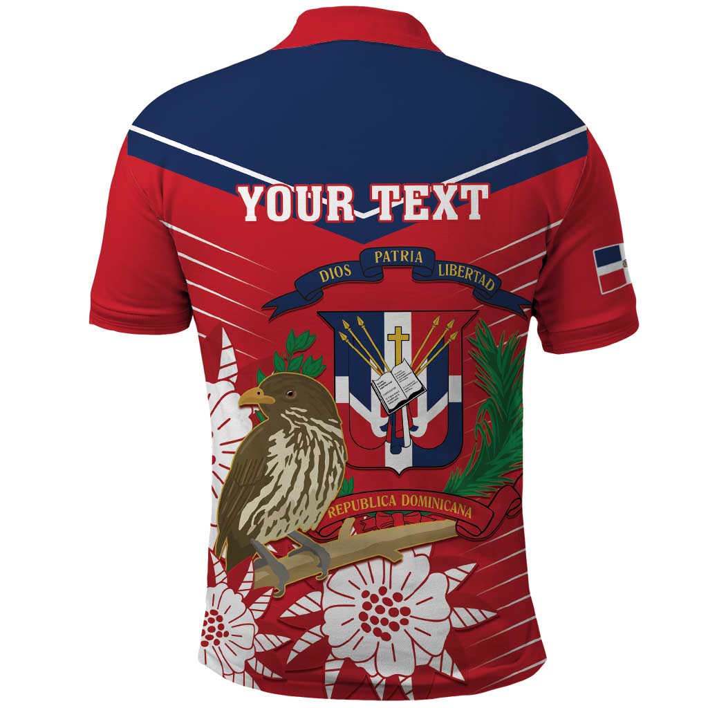 Personalized Dominican Republic Independence Day Polo Shirt Palmchat With Map LT14