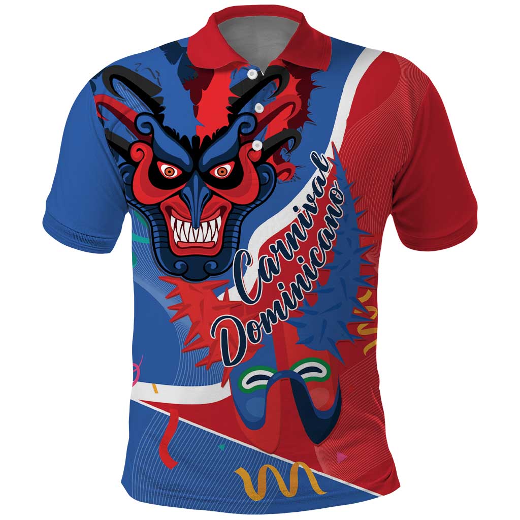 Carnival Dominicano Polo Shirt Dominican Republic Diablos Cojuelos Mask LT14