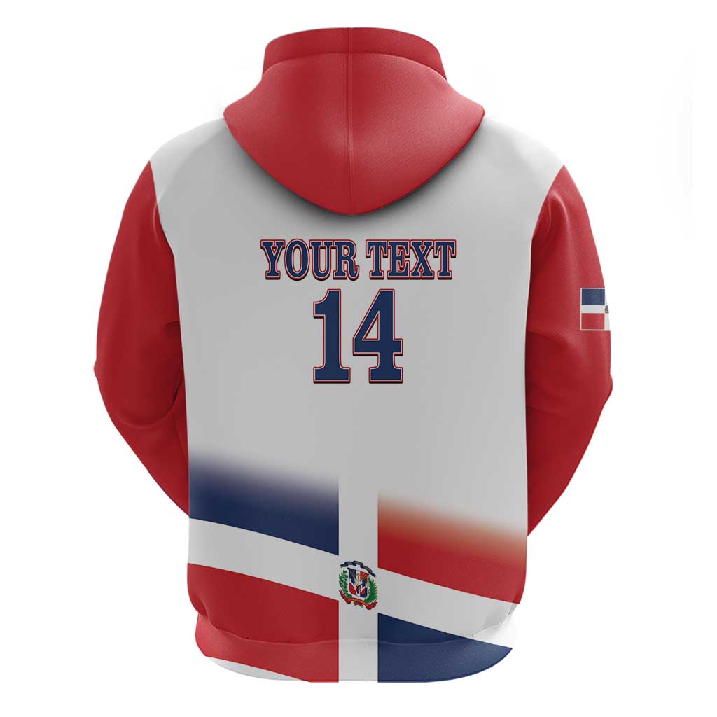Custom Dominican Republic 2025 Baseball Hoodie Go Champions Flag Style LT14