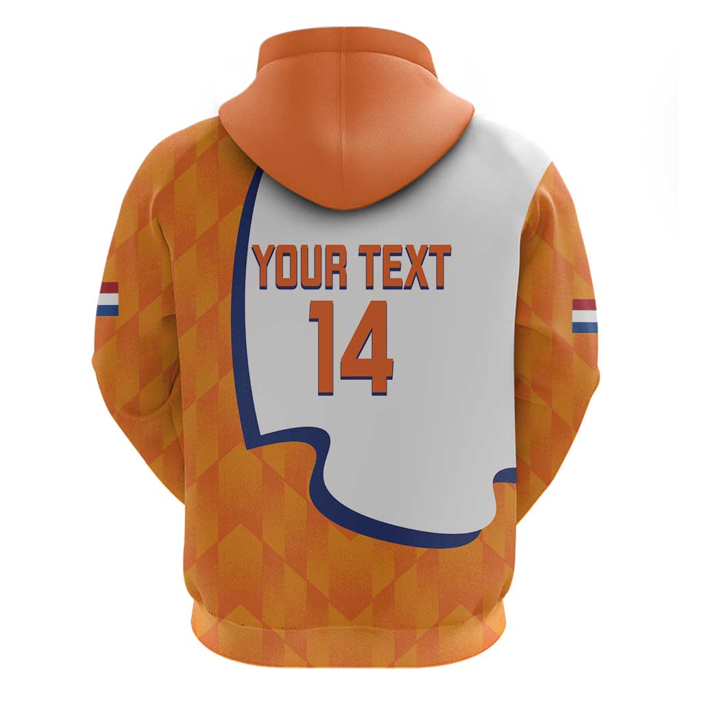 Custom Netherlands Football Hoodie 2025 Go Champions Holland LT14