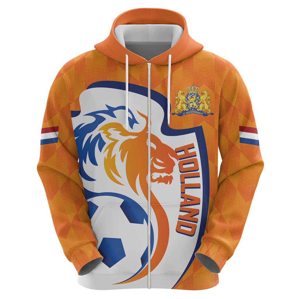 Custom Netherlands Football Hoodie 2025 Go Champions Holland LT14