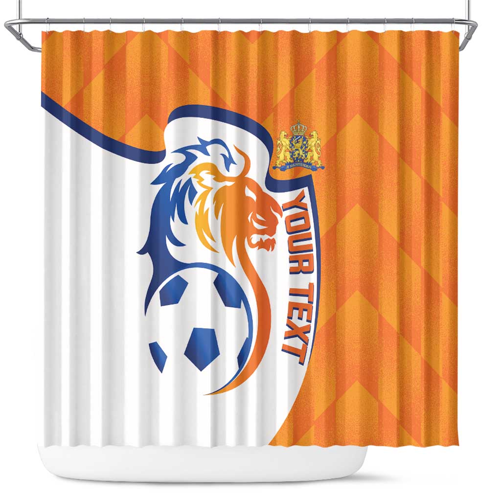 Custom Netherlands Football Shower Curtain 2025 Go Champions Holland LT14
