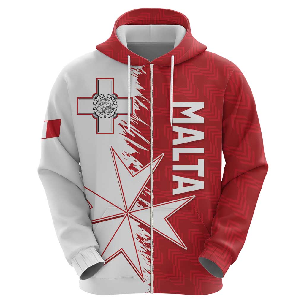 Custom Malta Football Hoodie Go Champions Flag Style LT14