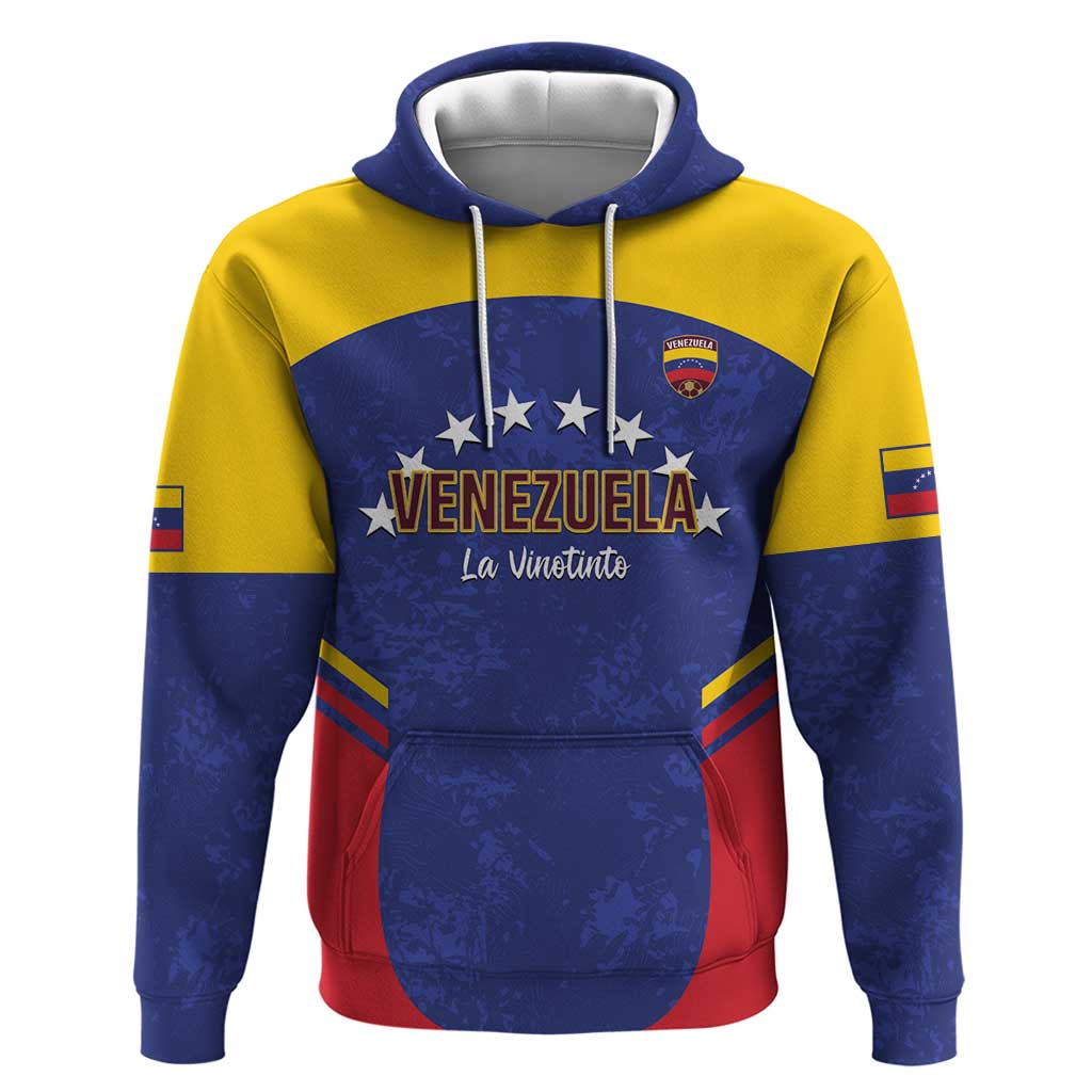 Custom Venezuela Football Hoodie Come On La Vinotinto Flag Color LT14