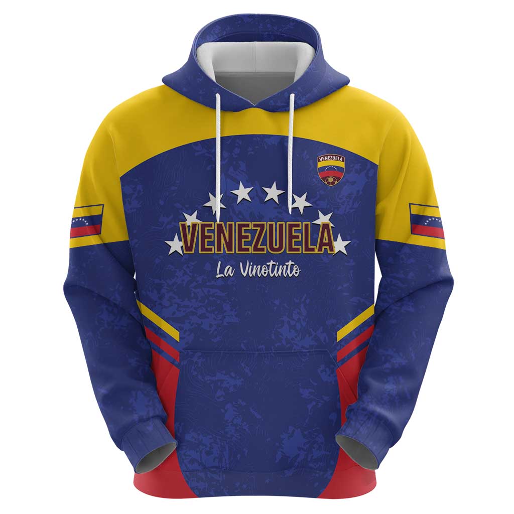 Custom Venezuela Football Hoodie Come On La Vinotinto Flag Color LT14