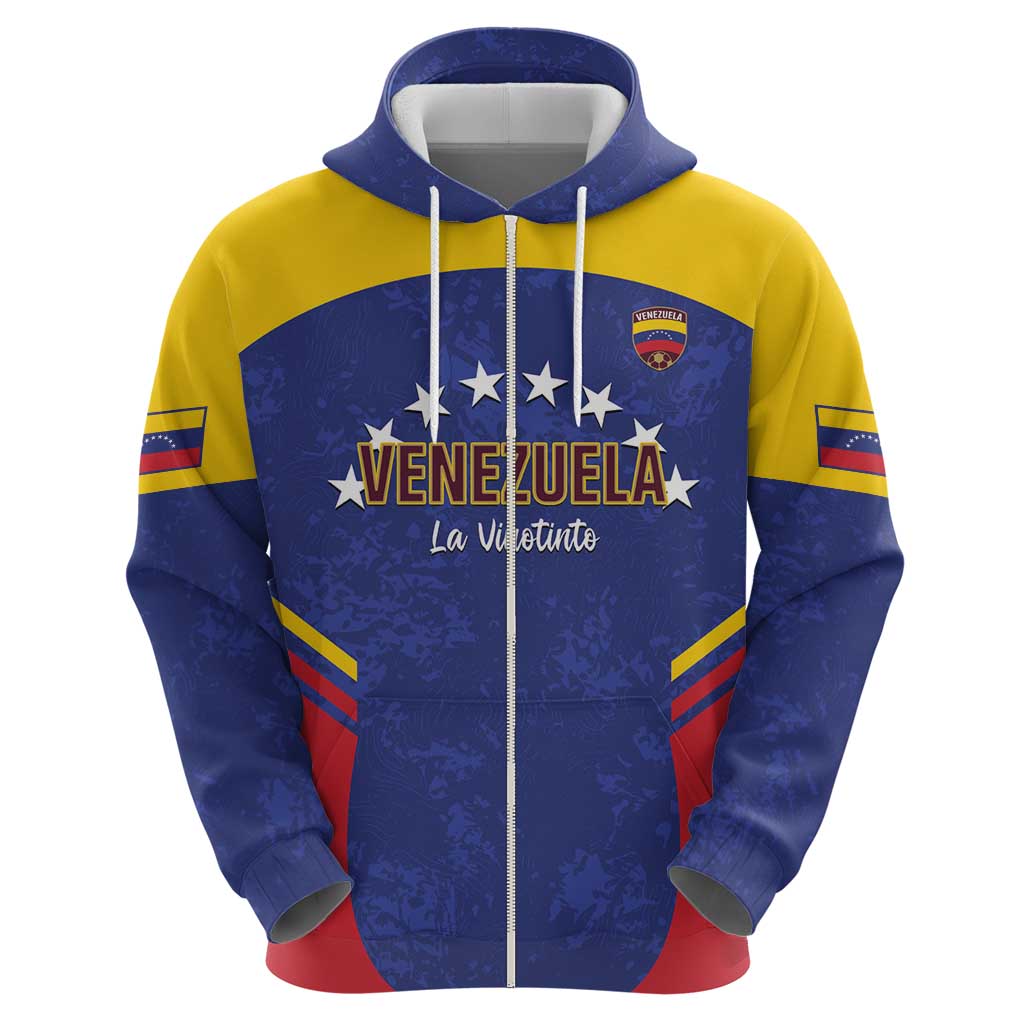 Custom Venezuela Football Hoodie Come On La Vinotinto Flag Color LT14