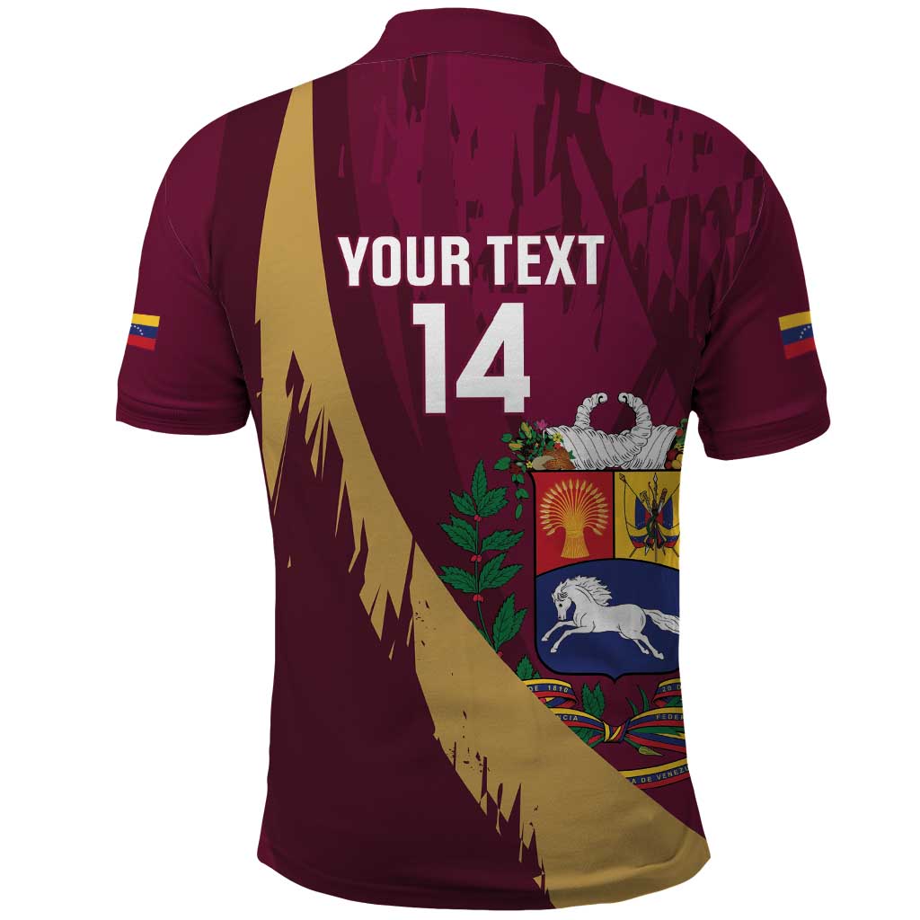 Custom Venezuela Football Polo Shirt Mano Tengo Fe La Vinotinto LT14