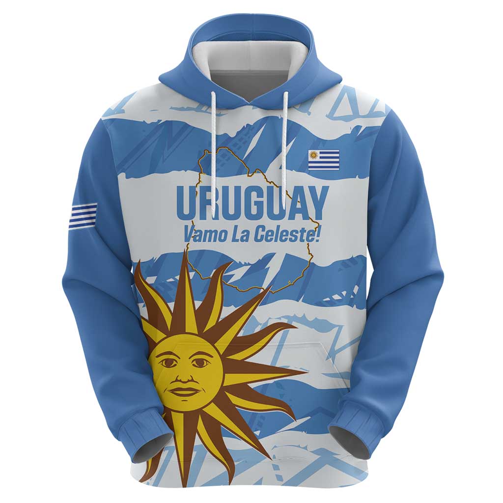 Custom Uruguay Football Hoodie Vamo La Celeste LT14